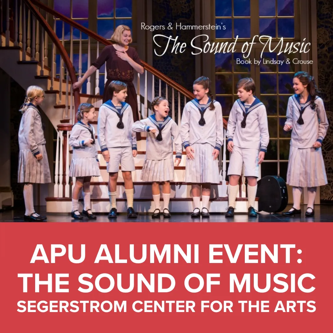 Sound of Music cast on stage