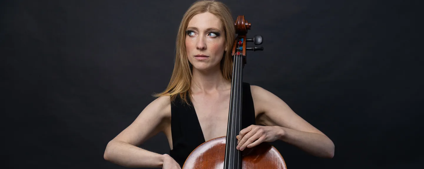 Karen playing cello