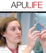APULIFE front cover of woman in labcoat
