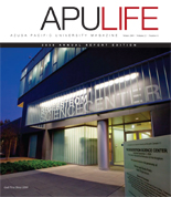 APULIFE front cover of Segerstrom Science Center entrance