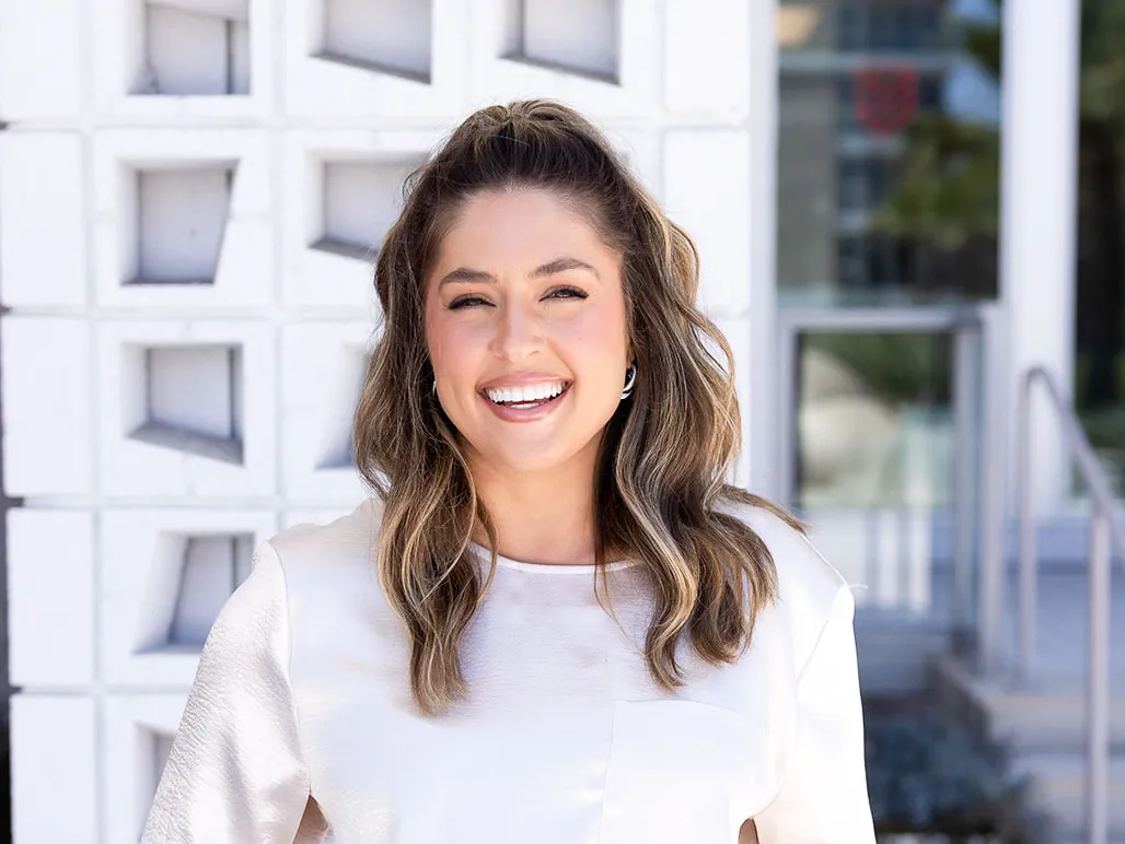 Kendra's smiling