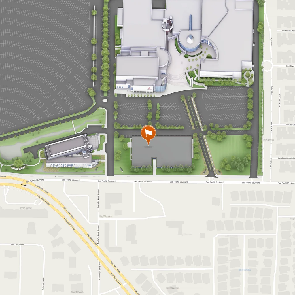 static map location of the school of nursing