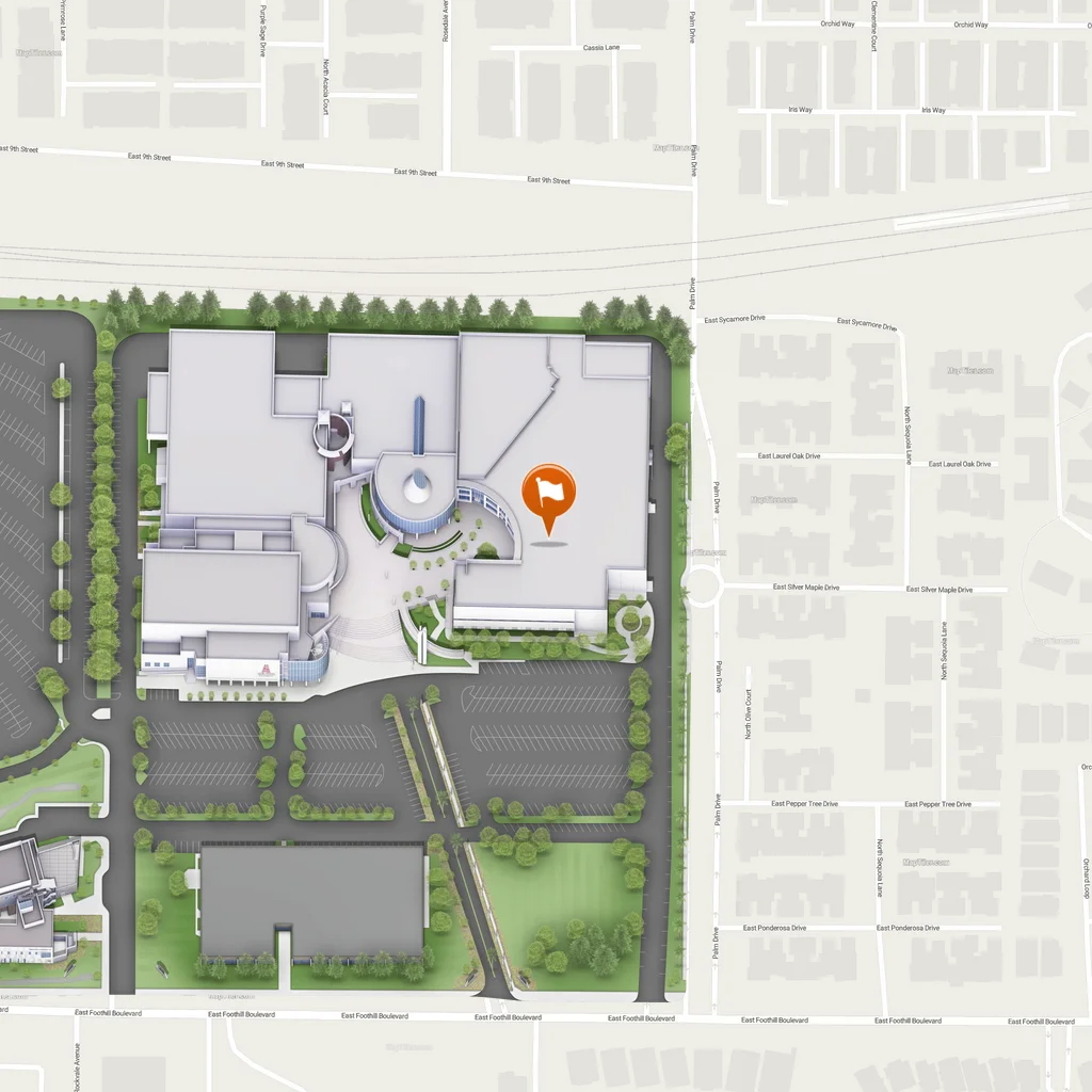 static map for the department of education location