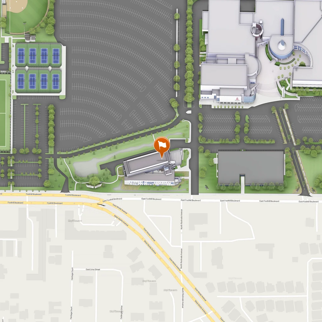 static map of the biology and chemistry's location