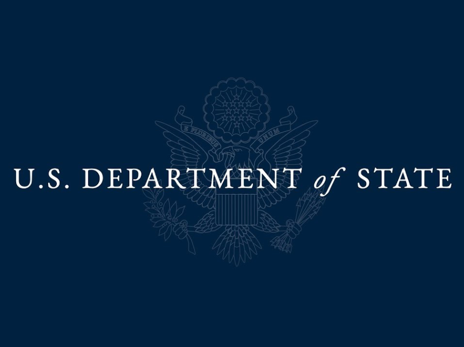 The logo for the U.S. Department of State.