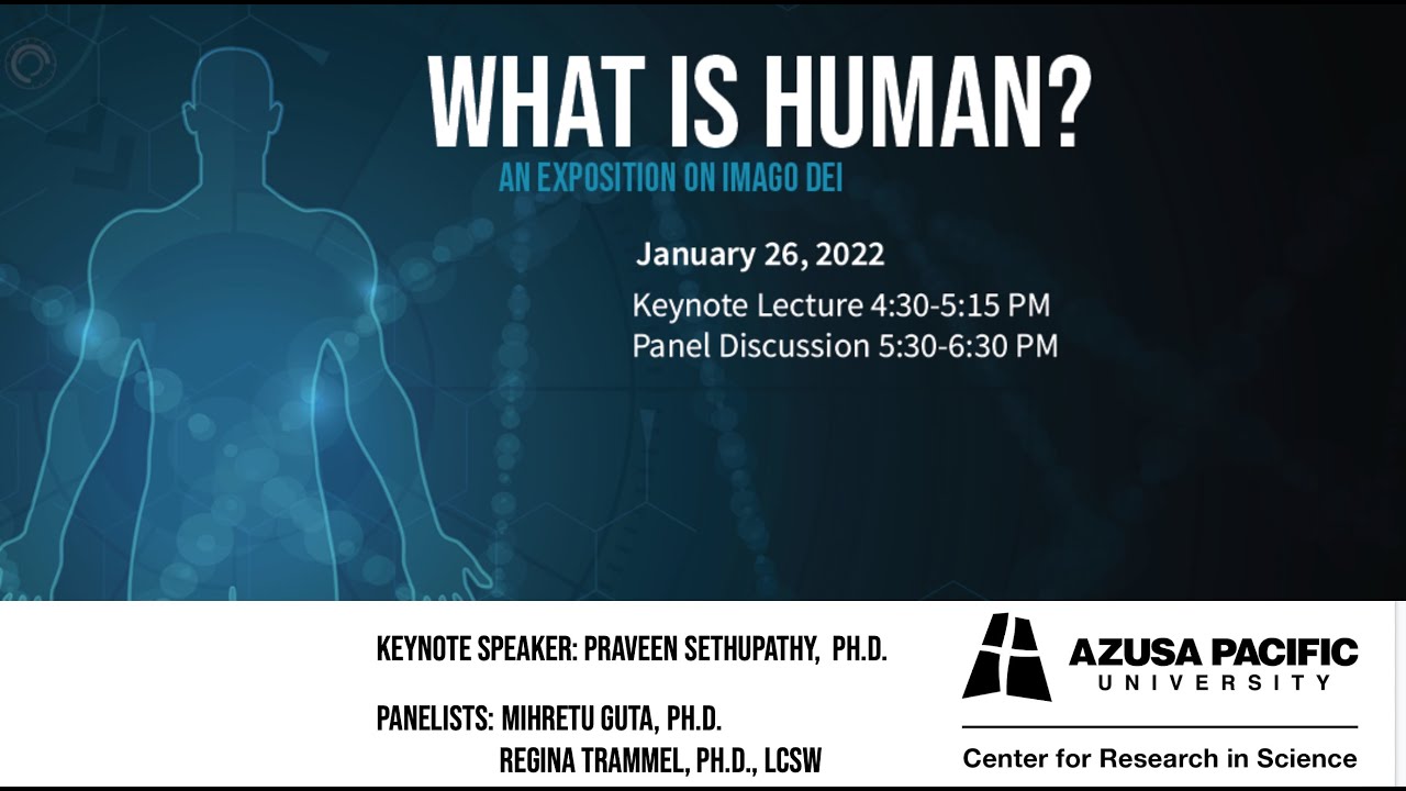 flyer for what is human event