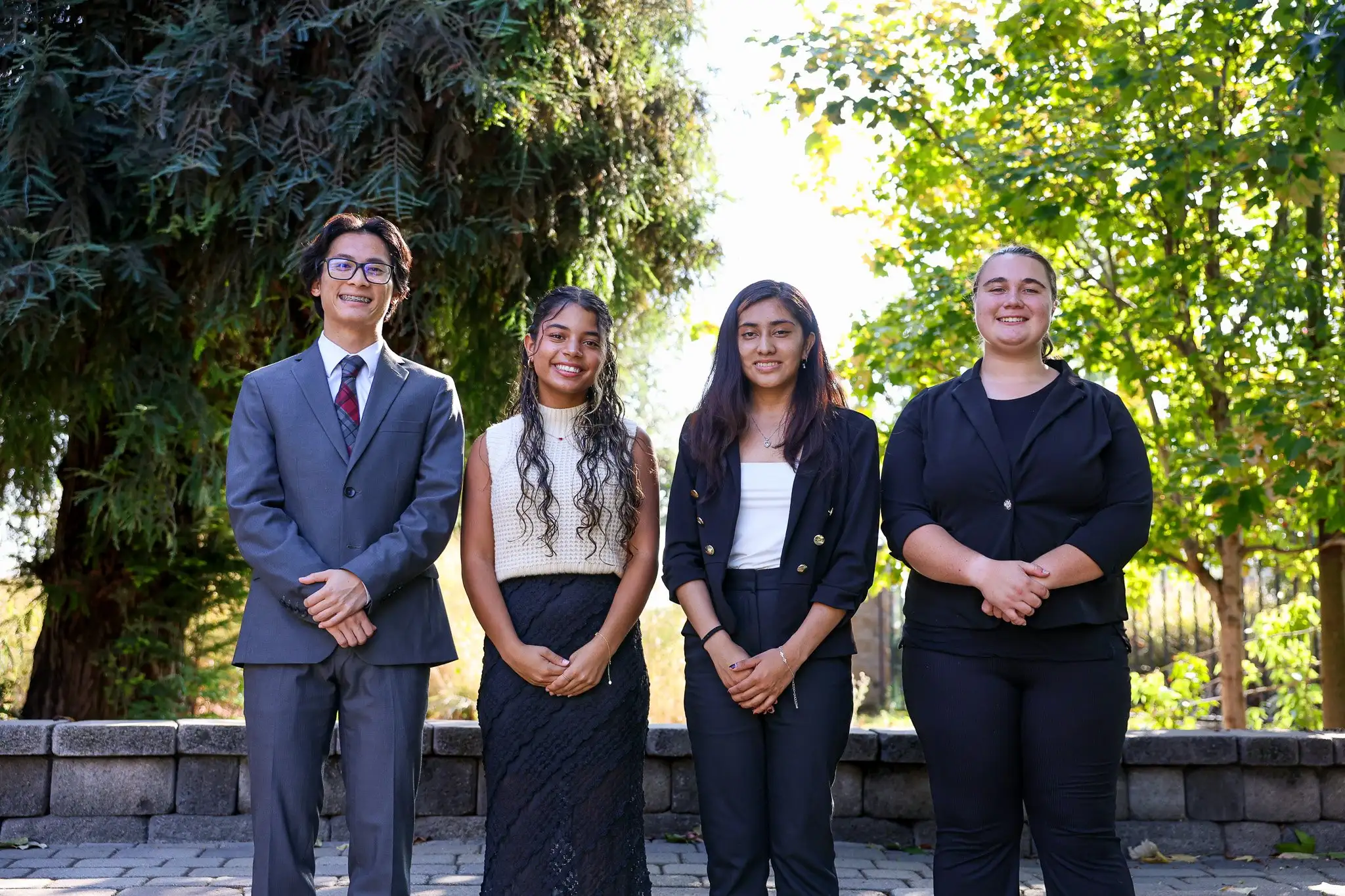 all four members of the student advocacy committee