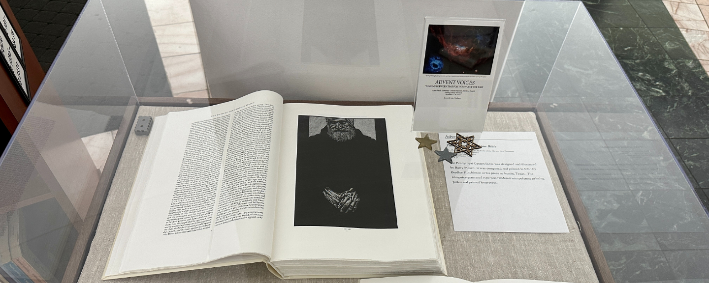 APU Libraries Display Special Collection Exhibit: Advent Voices